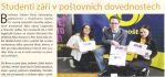 Studenti září v poštovních dovednostech
