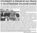 Studenti z Francie na praxi v hlučínském velkoobchodě