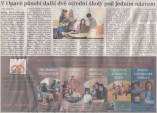V Opavě působí další dvě střední školy pod jedním názvem