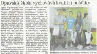 Opavská škola vychovává kvalitní pošťáky
