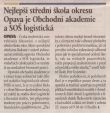 Nejlepší střední škola okresu Opava je OA a SOŠ logistická
